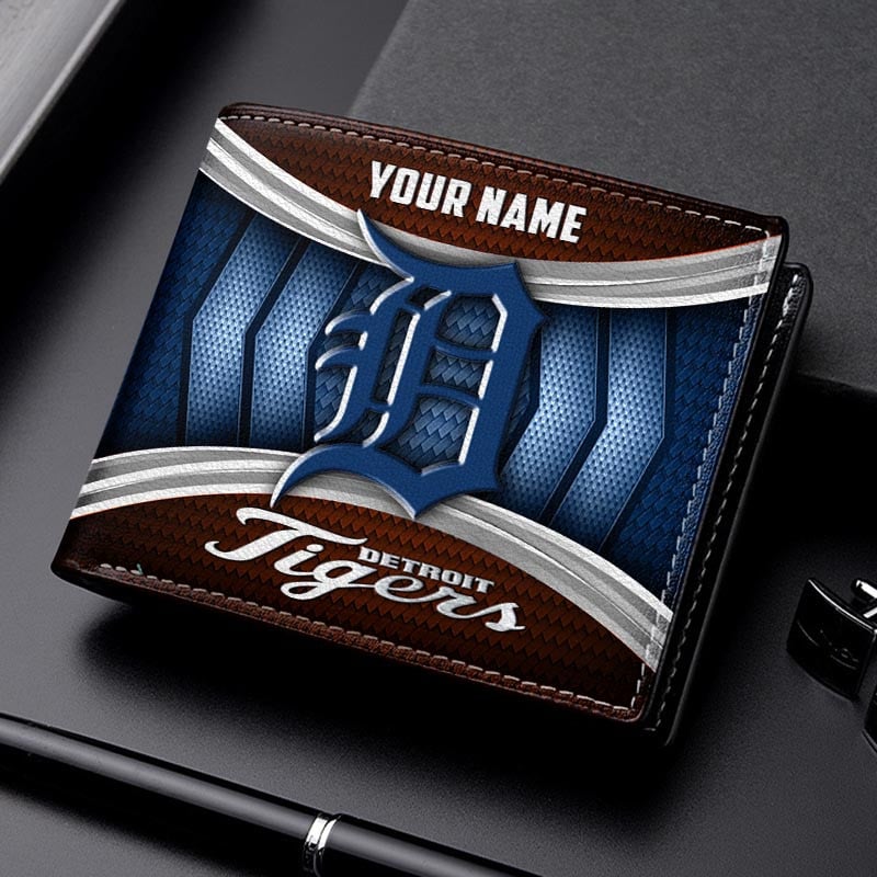 LIMITED EDITION - NEW CUSTOMIZED MLB16 DTS DETROIT TIGERS LEATHER WALLET