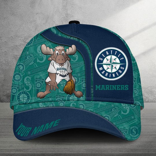 LIMITED EDITION - NEW CUSTOMIZED MLB14 SMS SEATTLE MARINERS CLASSIC CAP