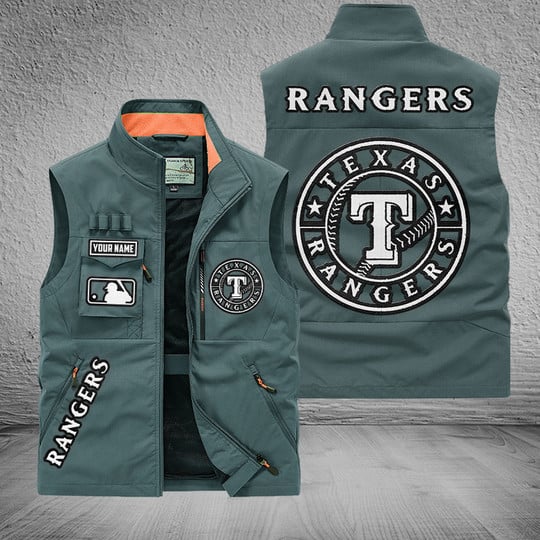 LIMITED EDITION - NEW CUSTOMIZED MLB08 TRS TEXAS RANGERS SLEEVELESS VEST