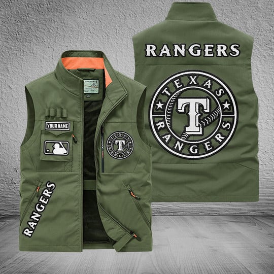 LIMITED EDITION - NEW CUSTOMIZED MLB08 TRS TEXAS RANGERS SLEEVELESS VEST