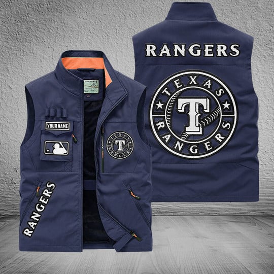 LIMITED EDITION - NEW CUSTOMIZED MLB08 TRS TEXAS RANGERS SLEEVELESS VEST