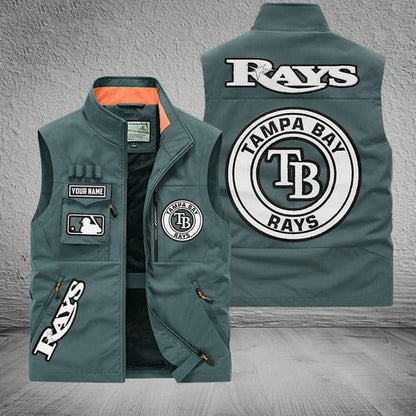 LIMITED EDITION - NEW CUSTOMIZED MLB21 TBR TAMPA BAY RAYS SLEEVELESS VEST