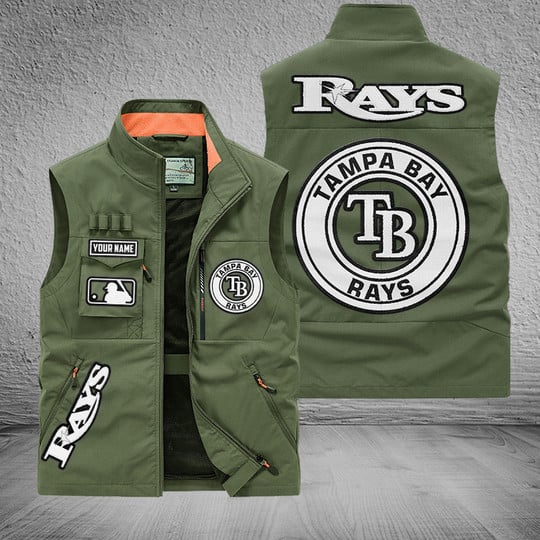 LIMITED EDITION - NEW CUSTOMIZED MLB21 TBR TAMPA BAY RAYS SLEEVELESS VEST