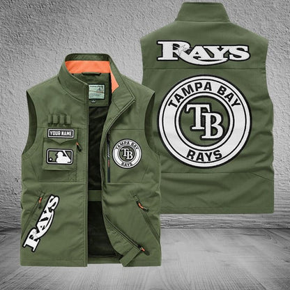 LIMITED EDITION - NEW CUSTOMIZED MLB21 TBR TAMPA BAY RAYS SLEEVELESS VEST