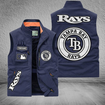 LIMITED EDITION - NEW CUSTOMIZED MLB21 TBR TAMPA BAY RAYS SLEEVELESS VEST