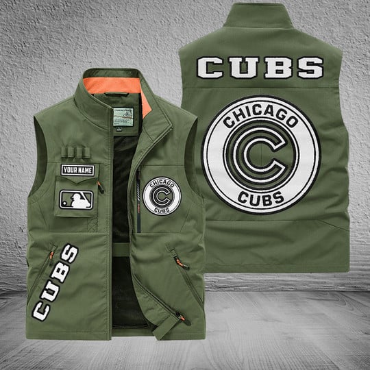 LIMITED EDITION - NEW CUSTOMIZED MLB04 CCS CHICAGO CUBS SLEEVELESS VEST