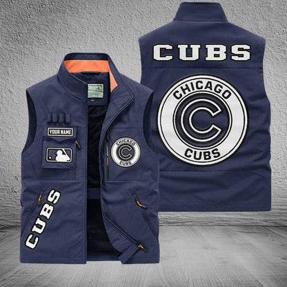 LIMITED EDITION - NEW CUSTOMIZED MLB04 CCS CHICAGO CUBS SLEEVELESS VEST