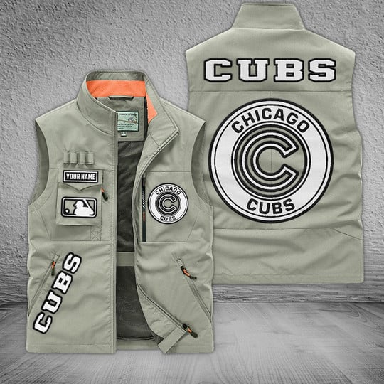 LIMITED EDITION - NEW CUSTOMIZED MLB04 CCS CHICAGO CUBS SLEEVELESS VEST
