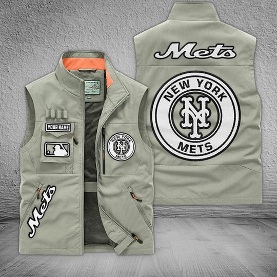LIMITED EDITION - NEW CUSTOMIZED MLB17 NYM NEW YORK METS SLEEVELESS VEST