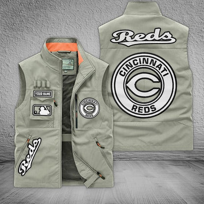 LIMITED EDITION - NEW CUSTOMIZED MLB05 CRS CINCINNATI REDS SLEEVELESS VEST