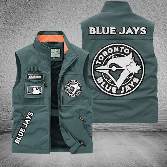 LIMITED EDITION - NEW CUSTOMIZED MLB12 TBJ TORONTO BLUE JAYS SLEEVELESS VEST