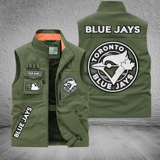 LIMITED EDITION - NEW CUSTOMIZED MLB12 TBJ TORONTO BLUE JAYS SLEEVELESS VEST