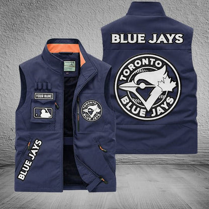 LIMITED EDITION - NEW CUSTOMIZED MLB12 TBJ TORONTO BLUE JAYS SLEEVELESS VEST