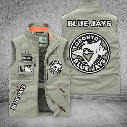 LIMITED EDITION - NEW CUSTOMIZED MLB12 TBJ TORONTO BLUE JAYS SLEEVELESS VEST