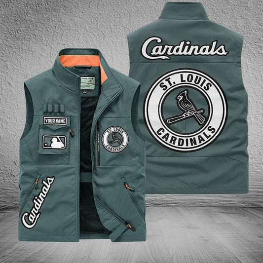 LIMITED EDITION - NEW CUSTOMIZED MLB24 SLC ST. LOUIS CARDINALS SLEEVELESS VEST