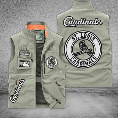 LIMITED EDITION - NEW CUSTOMIZED MLB24 SLC ST. LOUIS CARDINALS SLEEVELESS VEST