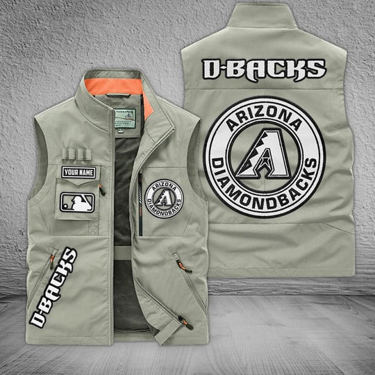 LIMITED EDITION - NEW CUSTOMIZED MLB07 ADS ARIZONA DIAMONDBACKS SLEEVELESS VEST