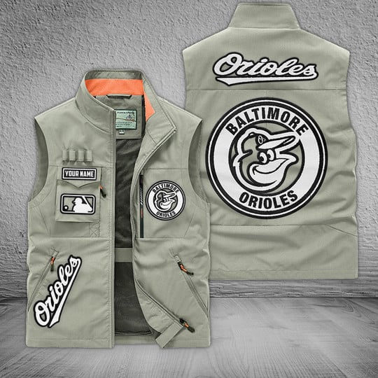 LIMITED EDITION - NEW CUSTOMIZED MLB25 BOS BALTIMORE ORIOLES SLEEVELESS VEST
