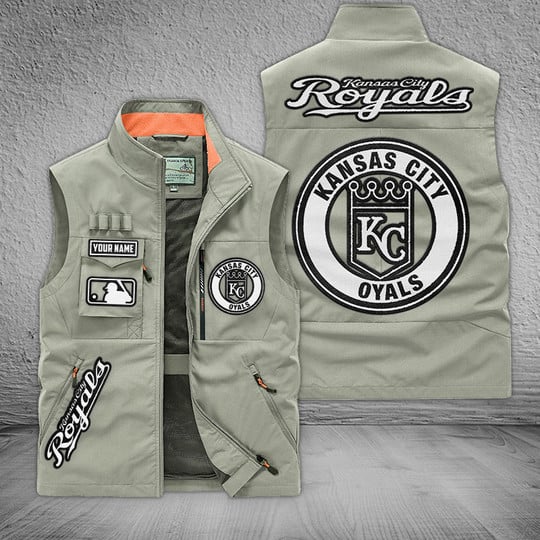 LIMITED EDITION - NEW CUSTOMIZED MLB19 KCR KANSAS CITY ROYALS SLEEVELESS VEST