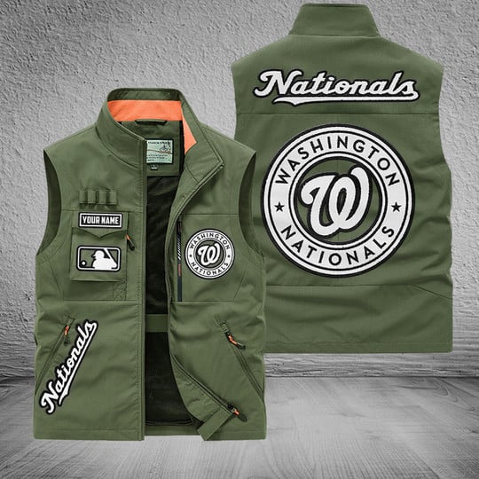 LIMITED EDITION - NEW CUSTOMIZED MLB28 WNS WASHINGTON NATIONALS SLEEVELESS VEST