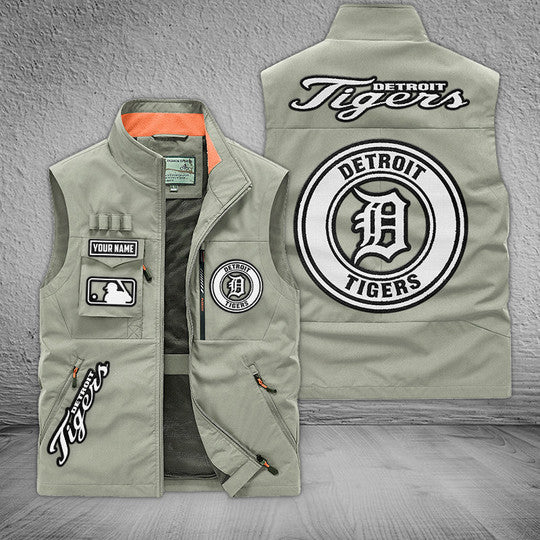 LIMITED EDITION - NEW CUSTOMIZED MLB16 DTS DETROIT TIGERS SLEEVELESS VEST