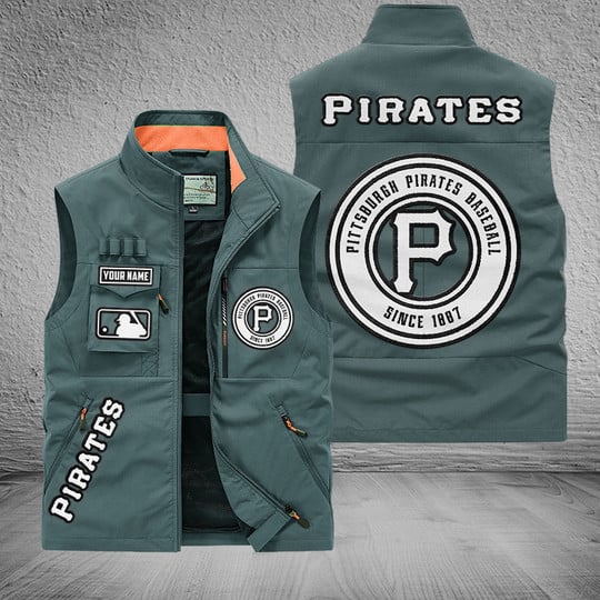 LIMITED EDITION - NEW CUSTOMIZED MLB29 PHP PITTSBURGH PIRATES SLEEVELESS VEST