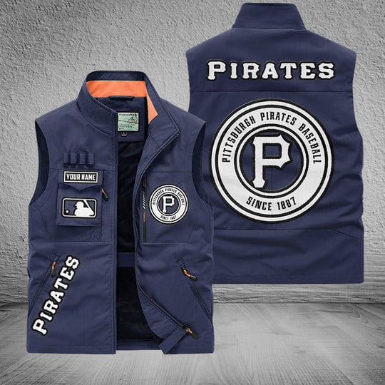 LIMITED EDITION - NEW CUSTOMIZED MLB29 PHP PITTSBURGH PIRATES SLEEVELESS VEST