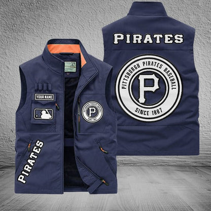 LIMITED EDITION - NEW CUSTOMIZED MLB29 PHP PITTSBURGH PIRATES SLEEVELESS VEST