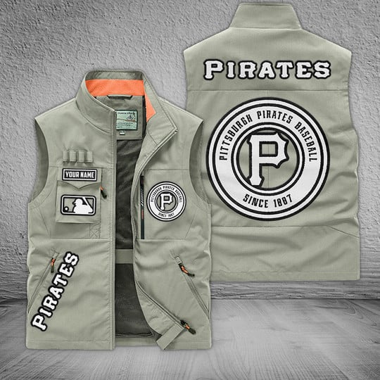 LIMITED EDITION - NEW CUSTOMIZED MLB29 PHP PITTSBURGH PIRATES SLEEVELESS VEST