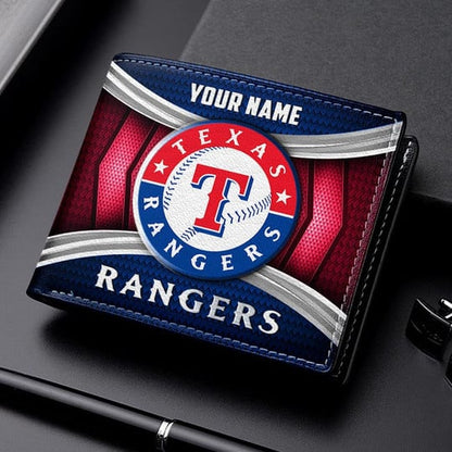 LIMITED EDITION - NEW CUSTOMIZED MLB08 TRS TEXAS RANGERS LEATHER WALLET