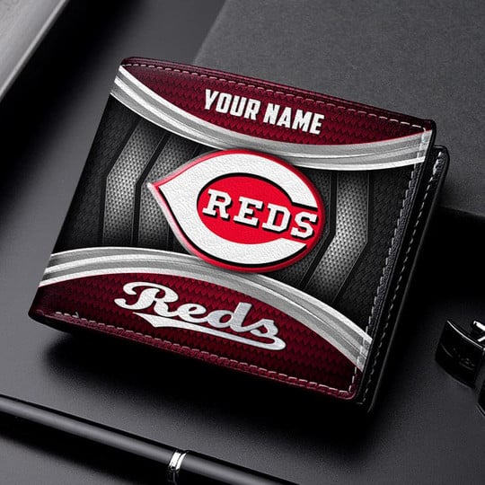 LIMITED EDITION - NEW CUSTOMIZED MLB05 CRS CINCINNATI REDS LEATHER WALLET