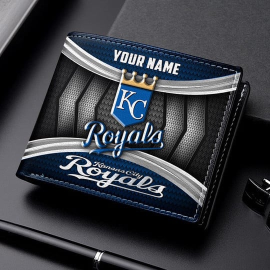 LIMITED EDITION - NEW CUSTOMIZED MLB19 KCR KANSAS CITY ROYALS LEATHER WALLET