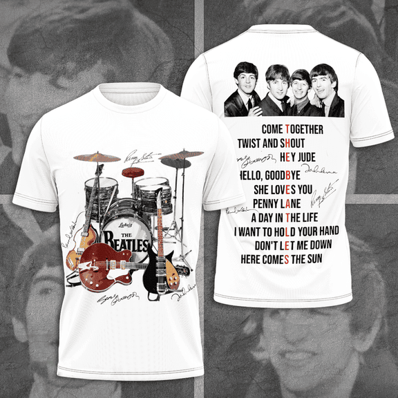 NEW PREMIUM THE BEATLES UNISEX T-SHIRT