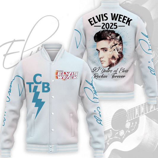 New Premium Elvis Presley Baseball Jacket - EVPLCAO105