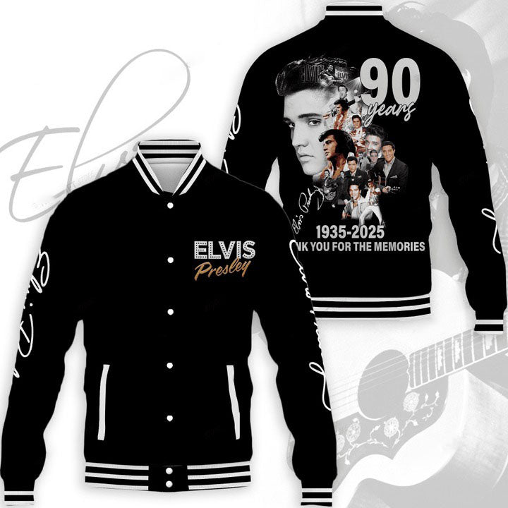 New Premium Elvis Presley Baseball Jacket - EVPLCAO109