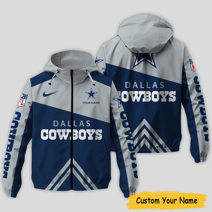 NEW PREMIUM DALLAS COWBOYS NFL WINDBREAKER JACKET