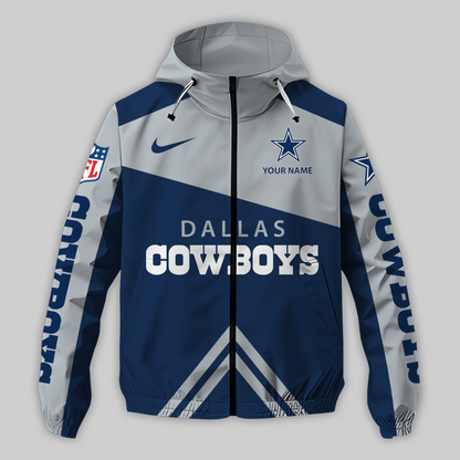 NEW PREMIUM DALLAS COWBOYS NFL WINDBREAKER JACKET
