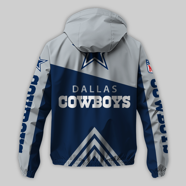 NEW PREMIUM DALLAS COWBOYS NFL WINDBREAKER JACKET