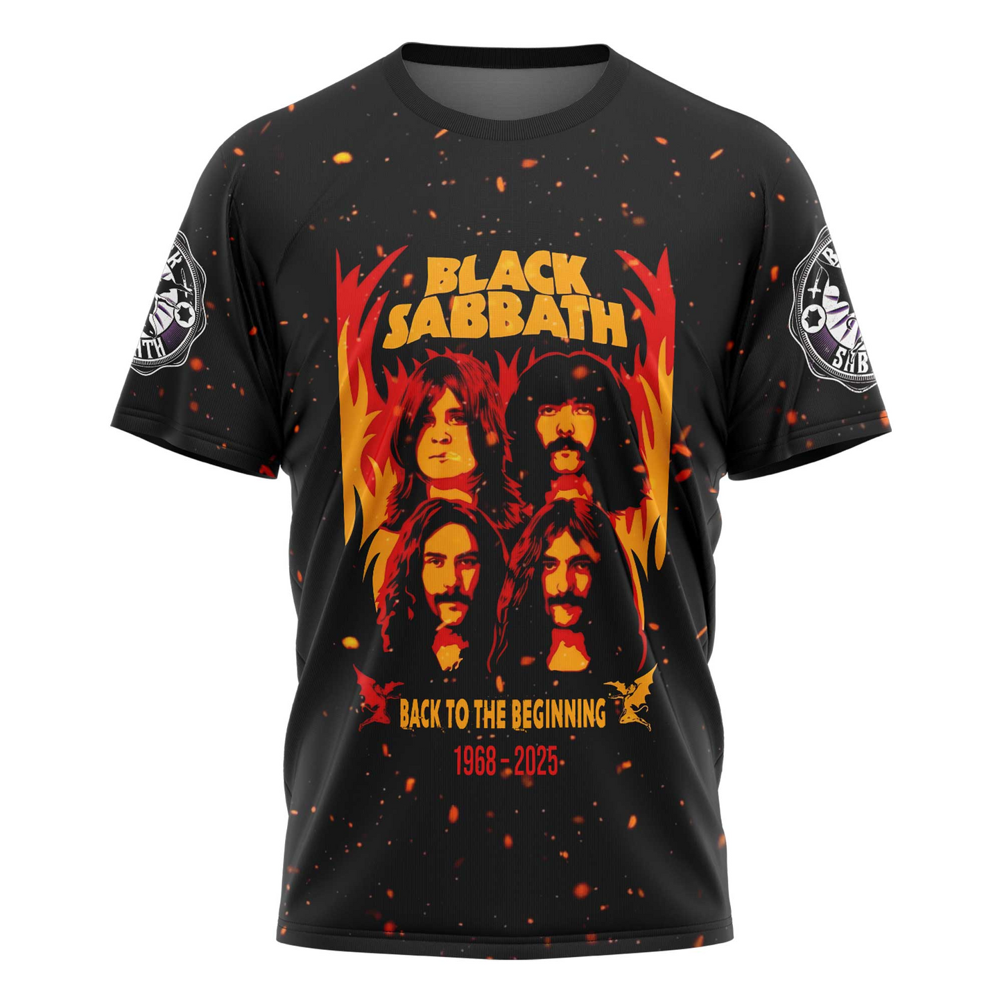NEW PREMIUM BLACK SABBATH 3D UNISEX T-SHIRT & HOODIE