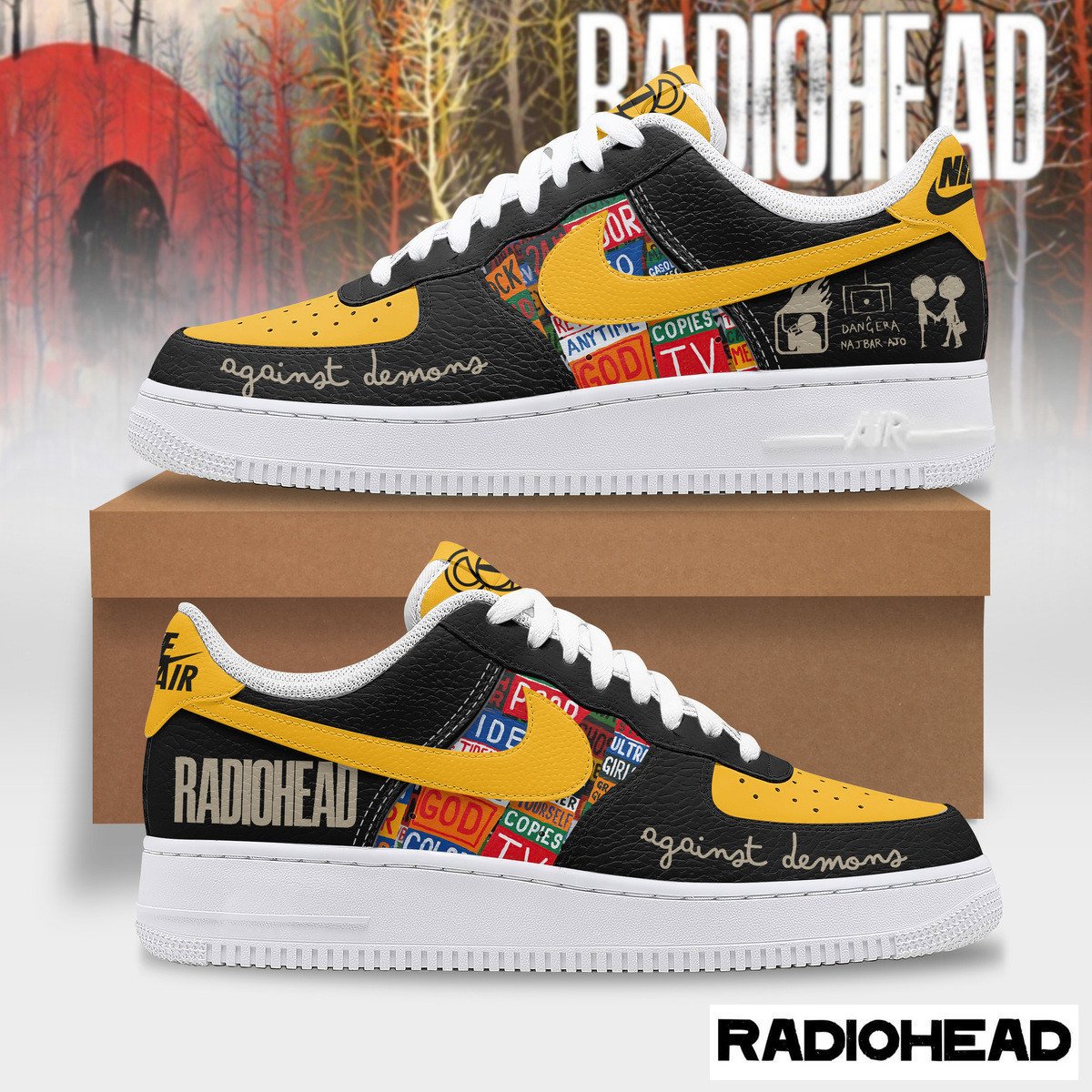 NEW PREMIUM RADIOHEAD SNEAKERS