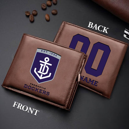 Limited Edition - New Customized Black & Brown Men Leather Wallet