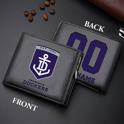 Limited Edition - New Customized Black & Brown Men Leather Wallet