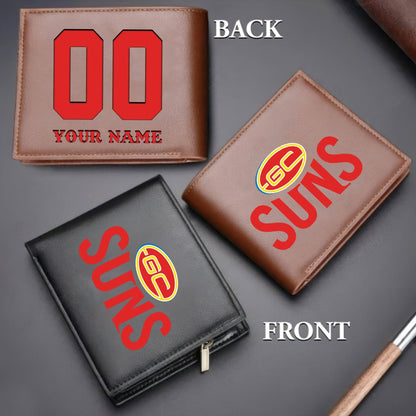 Limited Edition - New Customized Black & Brown Men Leather Wallet