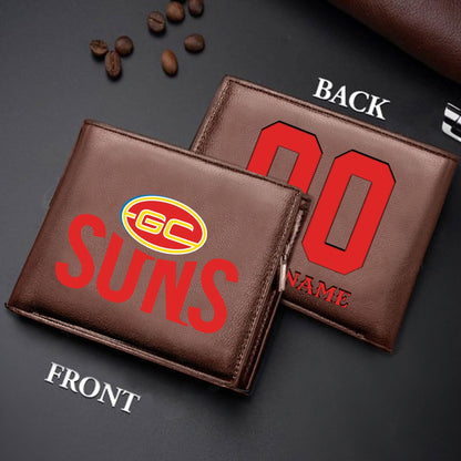 Limited Edition - New Customized Black & Brown Men Leather Wallet