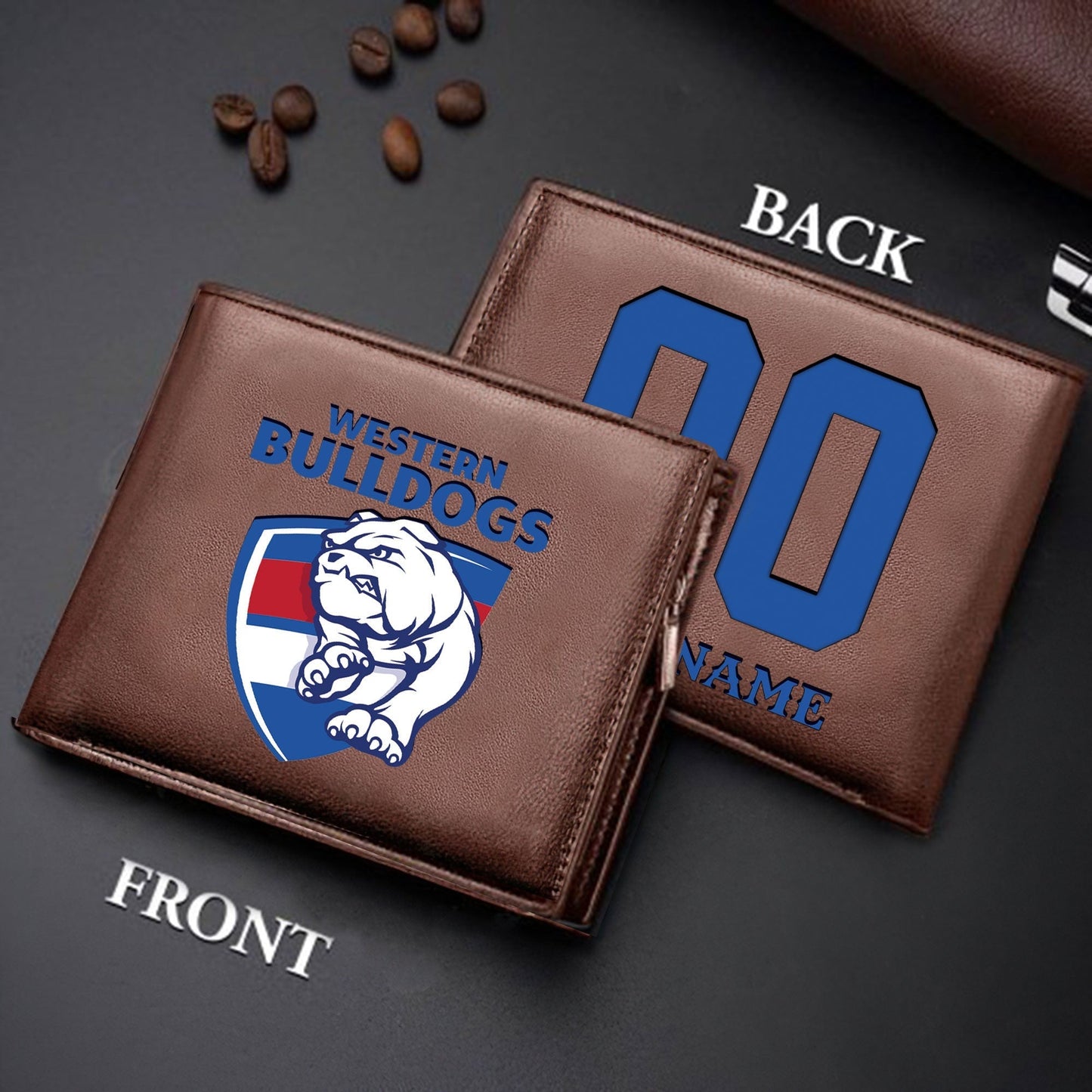 Limited Edition - New Customized Black & Brown Men Leather Wallet