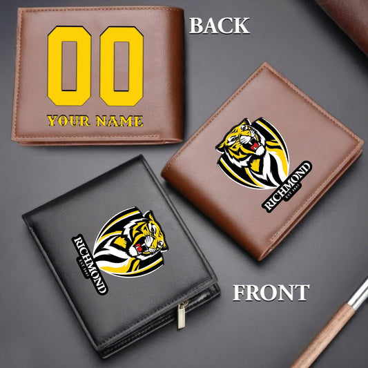 Limited Edition - New Customized Black & Brown Men Leather Wallet