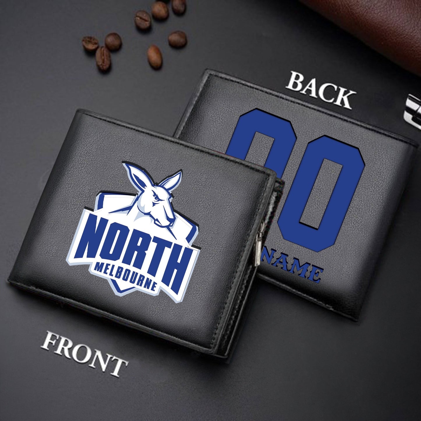 Limited Edition - New Customized Black & Brown Men Leather Wallet