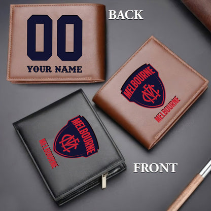 Limited Edition - New Customized Black & Brown Men Leather Wallet