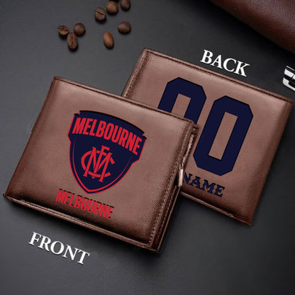 Limited Edition - New Customized Black & Brown Men Leather Wallet