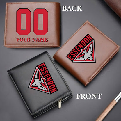 Limited Edition - New Customized Black & Brown Men Leather Wallet